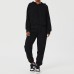 Autumn And Winter Hooded Loose Sports Casual Sweater Suit Outdoor Casual Versatile Pocket Plush Sweater For Women
