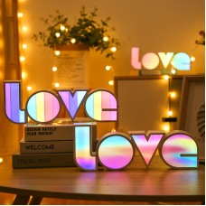 Led Decorative Lights String Valentine's Day Proposal Confession Love Light Box English Letters Modeling Lights