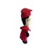 New Cardinal Copia Plush Red Coat Master Plush Toy Christmas Doll