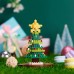 Christmas Tandem Building Blocks Santa Claus Reindeer Small Snowman Small Particles Assembled Puzzle Toys Children's Gifts