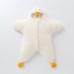 Little Yellow Duck Baby Wrapped with Lamb Fleece Thickened Newborn Baby Wrapped with Anti Startle Sleeping Bag for Newborn
