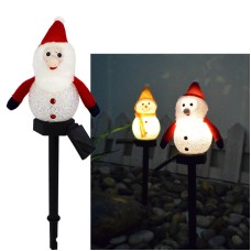 Christmas Solar Energy To Insert Snowman Outdoor Residential Garden Villa Festival Decoration Christmas Lights