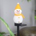 Christmas Solar Energy To Insert Snowman Outdoor Residential Garden Villa Festival Decoration Christmas Lights