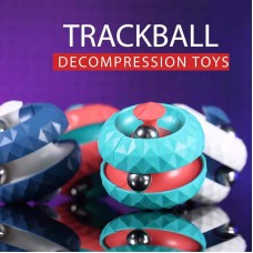 Diamond Pattern Ball Track Gyroscope Magic Cube Decompression Toys Decompression Fingertip Marbles Gyroscope Magic Cube