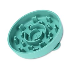 Pet Slow Food Bowl Pet Utensil Anti-Choking Slow Food Suction Cup Non-Slip Silicone Slow Food Bowl For Cats And Dogs