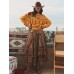 Vintage Ethnic Style Handmade Crochet Large Lapel Pullover Knitted Sweater For Lady Autumn