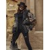 Heavy Industry Sequins Down Jacket Women's Winter Loose Warm White Duck Down Short Coat