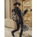 Heavy Industry Sequins Down Jacket Women's Winter Loose Warm White Duck Down Short Coat