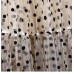 Spring Summer Polka Dot Tulle Skirts Women New Casual Elastic High Waist A-line Skirt Female Party Beach Midi Pleated Skirt