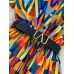 New Turn-Down Collar High Waist Slim Plaid Printed A-Line Dress Elegant Fashion Casual Single Breasted Dress With Belt