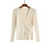 Knitted Sweater Female Short Section Inside The New Sense Of Design In Autumn And Winter Pullover Gentle Top Coat