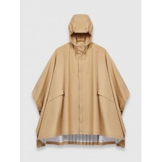 Spring And Summer New Style Simple Style Loose Pleated Back Hooded Trench Coat Women