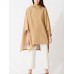 Spring And Summer New Style Simple Style Loose Pleated Back Hooded Trench Coat Women