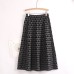 Luxury Knit A Line Women Sweater Skirt  Elegant Long Maxi Warm Skirt Fashion Thick Midi Lady Sweater A Line Skirts