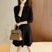 Brand Ladies Spring and Autumn Vintage Dress Pure Colour Skirt and Knitted Skirt Office Ladies Dress Ultra Soft and Elegant