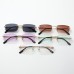 S311 Rimless Square Spring Foot Sunglasses Ocean Piece New Ins Street Fashion Sunglasses