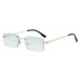 S311 Rimless Square Spring Foot Sunglasses Ocean Piece New Ins Street Fashion Sunglasses