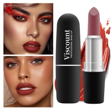 New Frosted Bullet Fog Matte White Lipstick Small Pepper 12 Color Moisturizing Lipstick