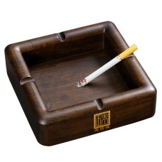 New Chinese Ebony Solid Wood Ashtray