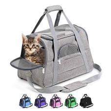 Pet Bag Portable Cat Backpack Simple And Breathable Pet Bag Crossbody Pet Bag Pet Car Bag