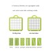 Kitchen Multifunctional Vegetable Cutter Potato Dicer Slicer Cucumber Shredder Home Multifunctional Vegetable Cutter