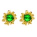 Ins Exaggerated Earrings Feminine Resin Earrings Alloy Simple Flower Shaped Gold Earrings Ins Exaggerated Earrings Feminine Resin Earrings Alloy Simple Flower Shaped Gold Earrings