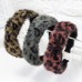 Autumn and Winter Vintage Small Fragrant Wind Mink Hair Leopard Pattern Wavy Dot Middle Twist Hair Band Wide Edge Hair Clip C743