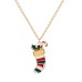 New Christmas Series Santa Claus Penguin Pendant Necklace Trendy Senior Sense Of Collarbone Chain