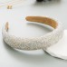 New Light Luxury Rhinestone Headband Ladies Korean Head Jewelry