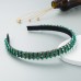 Hand Woven Beaded Headband Female Baroque Beaded Hair Binding Korean Version Net Red Wash Face Hair Accessories