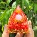 Crystal Ball Pyramid 5CM 6 CM 8CM 10CM Crystal Gravel Drop Glue Resin Home Handmade Decoration