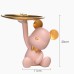 Entrance Key Storage Violent Bear Decoration Tray Home Accessories Creative Online Red Hall TV Cabinet Desktop Decoration