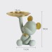 Entrance Key Storage Violent Bear Decoration Tray Home Accessories Creative Online Red Hall TV Cabinet Desktop Decoration