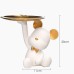 Entrance Key Storage Violent Bear Decoration Tray Home Accessories Creative Online Red Hall TV Cabinet Desktop Decoration