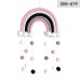 Ins Decoration Nordic Style Home Decoration Children's Room Decoration Pendant Weaving Cloud Rainbow Decoration Mural Decoration