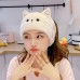 INS Bean Cat Ears Hair Ties Wash Face Headband Makeup Removal Hair Sets Sell Cute Coral Velvet Hair Accessories