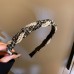 Black And White Matching Plaid Woven Headband Autumn And Winter High Skull Top Wide Edge Headband Ins Fashion High-End Hair Accessories