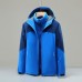 Outdoor Rush Suit Men's And Women's Plush Thickened 3 In 1 Ski Suit Wind Proof Fleece Coat Mountaineering Suit