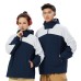 Outdoor Rush Suit Men's And Women's Plush Thickened 3 In 1 Ski Suit Wind Proof Fleece Coat Mountaineering Suit