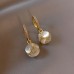 Light And Luxurious Opal Earrings Fashionable Temperament Niche Design Exquisite Earrings Senior Sense Earrings Female Autumn And Winter