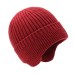 Hats Men's Autumn and Winter Woolen Hats Plush Thickened Knit Hats Korean Fashion Earmuffs Headcap Cold proof Warm Cap