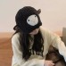 Japanese Sweet Lamb Hat Children's Warm Ear Protection in Autumn and Winter Lamb Wool Baotou Hat Lamb Wool Baotou Hat Fashion