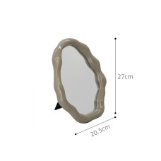 Cloud Irregular Makeup Mirror Desktop Storage Box