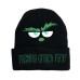 Christmas New Thread Wool Hat Knitting Hat Winter Printing Green Hair Strange Grinch Hat