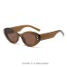 Fashionable New Sunglasses Women's Personality Oval Cat's Eye Trend Men's Punk Sunglasses