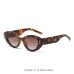 Fashionable New Sunglasses Women's Personality Oval Cat's Eye Trend Men's Punk Sunglasses