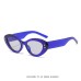 Fashionable New Sunglasses Women's Personality Oval Cat's Eye Trend Men's Punk Sunglasses