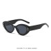 Fashionable New Sunglasses Women's Personality Oval Cat's Eye Trend Men's Punk Sunglasses