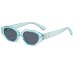 New Men's Personality Port Style Sunglasses Mesh Red Trampody Glasses Retro Fashion Mesh Red Ink Glasses Women's Fashion