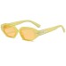 New Men's Personality Port Style Sunglasses Mesh Red Trampody Glasses Retro Fashion Mesh Red Ink Glasses Women's Fashion